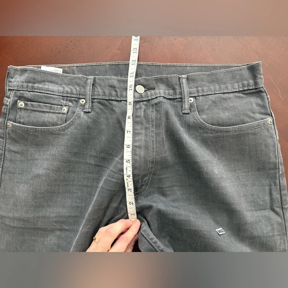 Levi’s 514 Straight Fit Straight Leg Gray Stretch Jeans Men’s 36 x 34